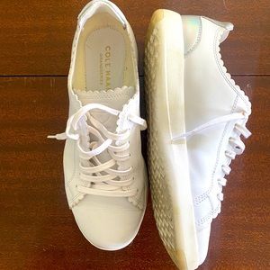 Cole Haan white sneakers, size 8